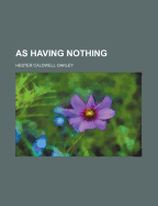 As Having Nothing