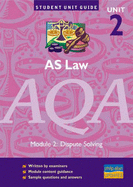 AS Law AQA: Dispute Solving