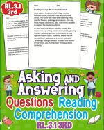 Asking and Answering Questions Reading Comprehension - RL3.1 3rd Grade: Dive into effective methods for improving reading skills in 3rd grade with engaging question and answer strategies.