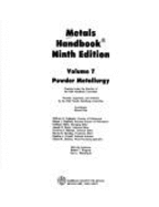 ASM Handbook Volume 7: Powder Metallurgy