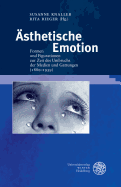 Asthetische Emotion: Formen Und Figurationen Zur Zeit Des Umbruchs Der Medien Und Gattungen (1880-1939)