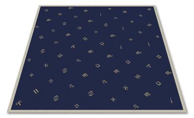 Astrology Embroidered Tarot Cloth - Lo Scarabeo