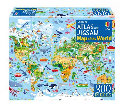 Atlas and Jigsaw Map of the World - Smith, Sam