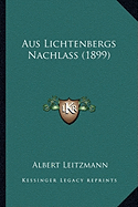 Aus Lichtenbergs Nachlass (1899)