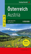 Austria Big Travel Atlas: with Camping and Caravanning 1:150,000