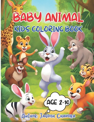 Baby Animal Kids Coloring Book - Chandra, Jagdish