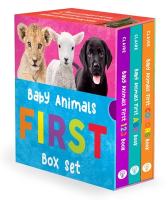 Baby Animals First Box Set: 123, Abc, Colors - Claire, Alexandra