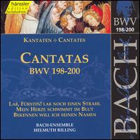 Bach: Cantatas, BWV 198-200 - Aldo Baldin (tenor); Arleen Augr (soprano); Gabriele Schreckenbach (alto); Georg Egger (violin);...