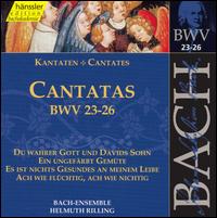 Bach: Cantatas, BWV 23-26 - Adalbert Kraus (tenor); Aldo Baldin (tenor); Arleen Augr (soprano); Doris Soffel (alto); Helen Watts (alto);...