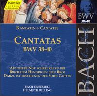 Bach: Cantatas, BWV 38-40 - Adalbert Kraus (tenor); Arleen Augér (soprano); Franz Gerihsen (bass); Gabriele Schreckenbach (alto); Helen Watts (alto);...