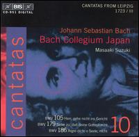 Bach: Cantatas, Vol. 10 - 3 Leipzig Cantatas - Makoto Sakurada (tenor); Peter Kooij (bass); Robin Blaze (counter tenor); Bach Collegium Japan (choir, chorus);...