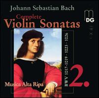 Bach: Complete Violin Sonatas, Vol. 2 - Musica Alta Ripa; Ursula Bundies (violin)