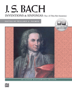 Bach -- Inventions & Sinfonias (2 & 3 Part Inventions): Comb Bound Book & Online Audio
