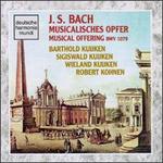 Bach: Musical Offering - Robert Kohnen (harpsichord); Sigiswald Kuijken (violin); Wieland Kuijken (bass viol)