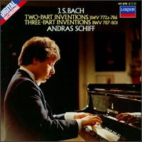 Bach: Two part Inventions; Three Part Inventions - Andrs Schiff (piano)