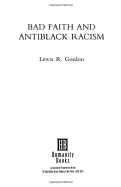 Bad Faith and Antiblack Racism