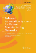 Balanced Automation Systems for Future Manufacturing Networks: 9th Ifip Wg 5.5 International Conference, Basys 2010, Valencia, Spain, July 21-23, 2010, Proceedings