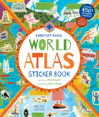 Barefoot Books World Atlas Sticker Book - Crane, Nick