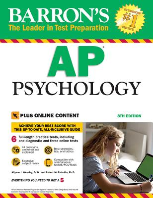 Barron's AP Psychology with Online Tests - Weseley, Allyson J., and McEntarffer, Robert