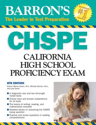 Barron's Chspe: California High School Proficiency Exam - Green, Sharon Weiner, and Siemon, Michael, and Green, Lexy