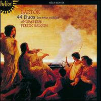 Bartk: 44 Duos for two violins - Andrs Kiss (violin); Ferenc Balogh (violin)