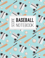 Baseball Score Notebook: Baseball Game Record Keeper Book, Baseball Score, Baseball Score Card Has Many Spaces on Which to Record, Size 8.5 X 11 Inch, 100 Pages