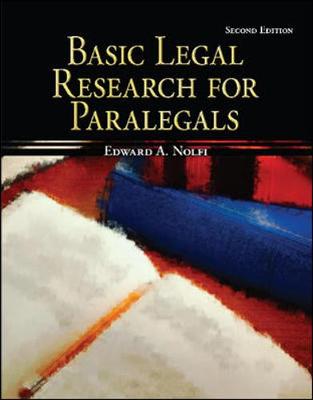 Basic Legal Research for Paralegals - Nolfi, Edward A
