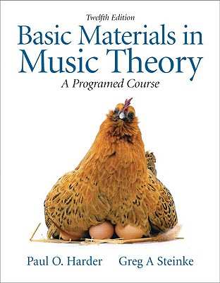 Basic Materials in Music Theory: A Programed Approach with Audio CD - Harder, Paul O, Dr., and Steinke, Greg a