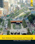 Basic Methods of Policy Analysis and Planning