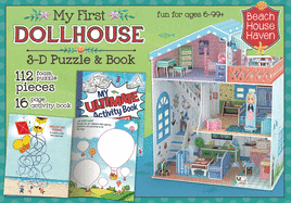 Beach Haven: My First Dollhouse 3D Puzzle and Book