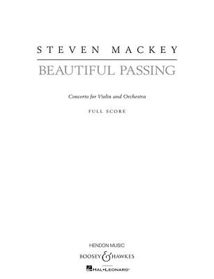Beautiful Passing: Concerto for Violin and Orchestra Full Score - Mackey, Steven (Composer)