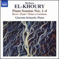 Bechara El-Khoury: Piano Sonatas Nos. 1-4 - Giacomo Scinardo (piano)