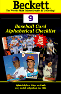 Beckett Baseball Card Alphabetical Checklist