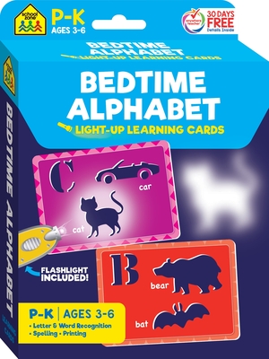 BEDTIME ALPHABET LIGHT UP LEARNING CARDS - INTERACTIVE FLASH CARDS