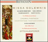 Beethoven: Missa Solemnis; Choral Fantasia - Daniel Barenboim (piano); Elisabeth Sderstrm (soprano); Marga Hffgen (contralto); Martti Talvela (bass);...