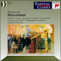 Beethoven: Missa Solemnis - Cesare Siepi (bass baritone); Martina Arroyo (soprano); Maureen Forrester (contralto); Richard Lewis (tenor);...