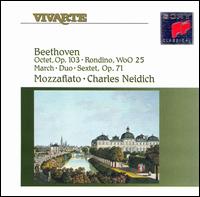 Beethoven: Octet Op. 103; Rondino WoO 25; etc. - Ayako Oshima (clarinet); Charles Neidich (clarinet); Dennis L. Godburn (bassoon); Gerard Reuter (oboe);...