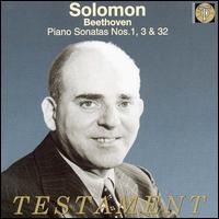 Beethoven: Piano Sonatas 1, 3, & 32 - Solomon (piano)