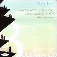 Beethoven: String Quartet No. 10 Op. 74 'Harp'; String Quartet No. 11 Op. 95 'Serioso' - Ehnes Quartet