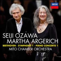 Beethoven: Symphony 1; Piano Concerto 1 - Martha Argerich (piano); Mito Chamber Orchestra; Seiji Ozawa (conductor)