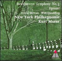 Beethoven: Symphony No. 5; Egmont, Incidental Music - New York Philharmonic; Sylvia McNair (soprano); Will Quadflieg; Kurt Masur (conductor)