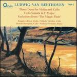Beethoven: Three Duos for Violin and Cello; Cello Sonata in F major; Variations from The Magic Flute