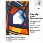 Beethoven: Triple Concerto, Op. 56; Violin Concerto (frag.), WoO 5; Piano Concerto, WoO 4 - Camelia Sima (piano); Jena Philharmonic Orchestra; David L. Montgomery (conductor)