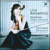 Beethoven: Violin Concerto; Sulkhan Tsintsadze: Miniatures - Lisa Batiashvili (violin); Lisa Batiashvili (conductor)