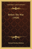 Before the War (1920)