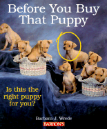 Before You Buy That Puppy