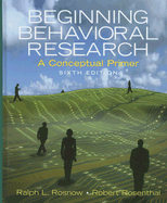 Beginning Behavioral Research: A Conceptual Primer