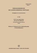 Beitrag Zur Verbesserung Der Arbeitswirksamkeit in Konstruktionsbros