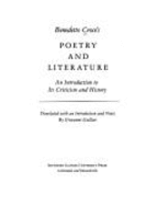 Benedetto Croce, Poetry and Literature: An Introduction to Its Criticism and History