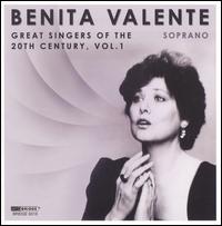 Benita Valente, Soprano - Benita Valente (soprano); David Effron (piano); Harold Wright (clarinet); Lydia Artymiw (piano); Richard Goode (piano);...